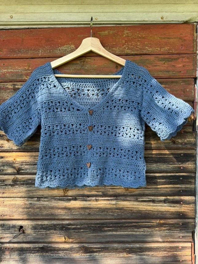 Bloomline Top Crochet Pattern