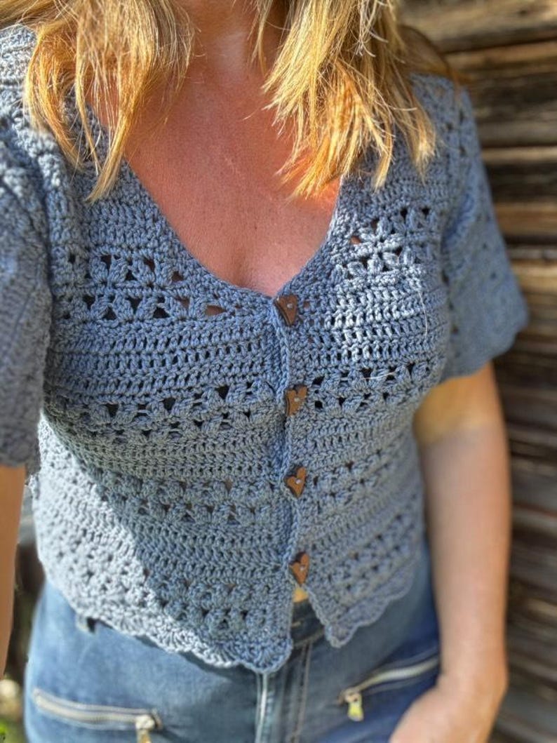 Bloomline Top Crochet Pattern