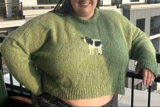 Cow Sweater Knitting Pattern