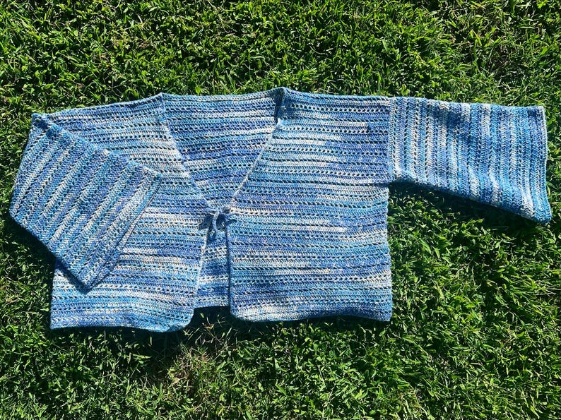 Dustrose Cardigan Crochet Pattern