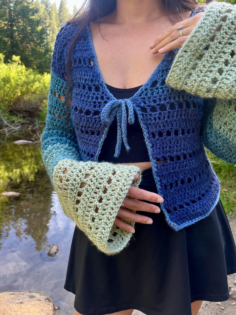 Dustrose Cardigan Crochet Pattern