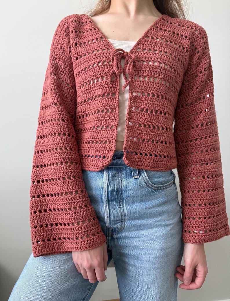 Dustrose Cardigan Crochet Pattern