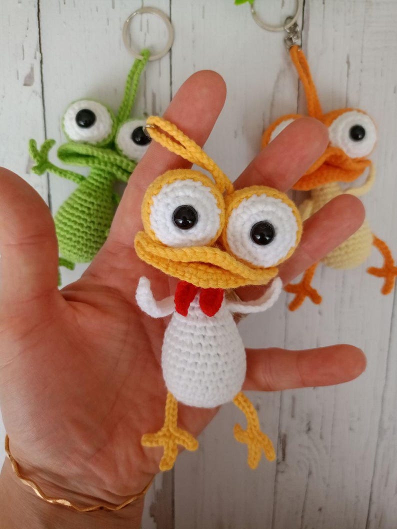 Farm Animal Keychain Crochet Pattern