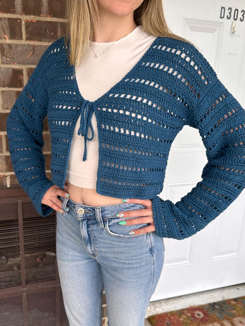 Dustrose Cardigan Crochet Pattern