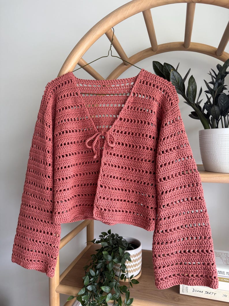 Dustrose Cardigan Crochet Pattern
