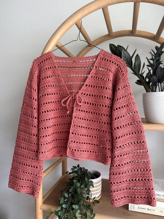 Dustrose Cardigan Crochet Pattern