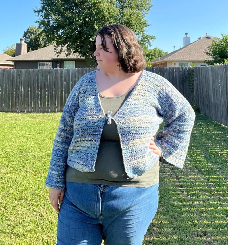 Dustrose Cardigan Crochet Pattern