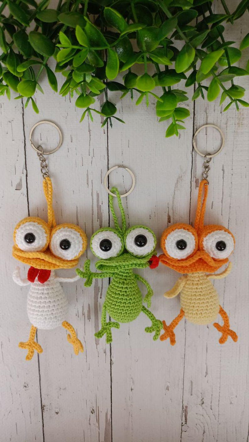 Farm Animal Keychain Crochet Pattern