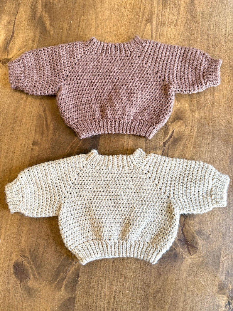 Soft Baby Sweater Crochet Pattern