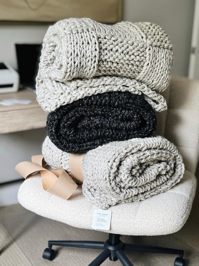 Riverbend Blanket Knitting Pattern