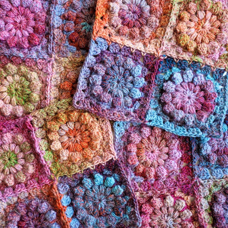 Bloomscape Blanket Crochet Pattern