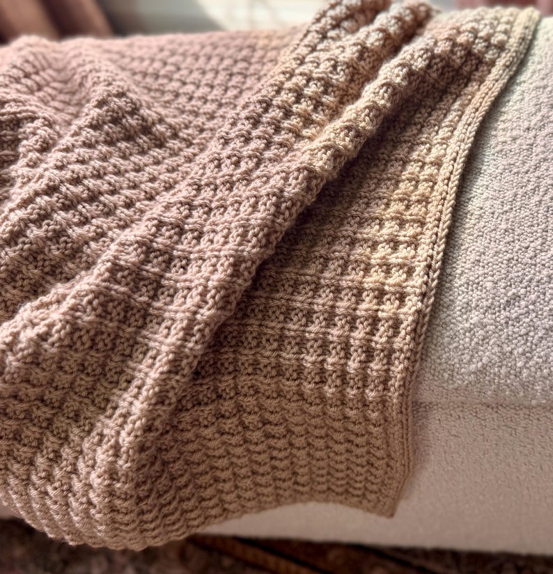 Cappuccino Blanket Knitting Pattern
