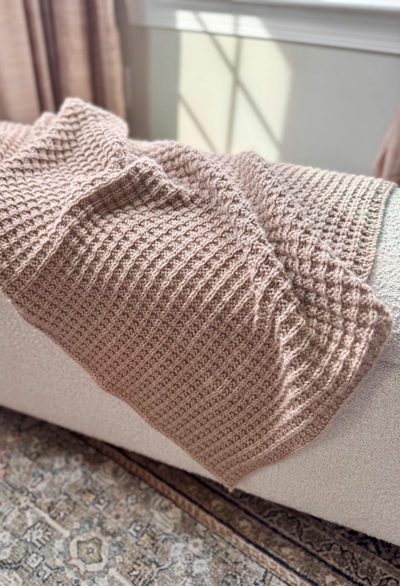 Cappuccino Blanket Knitting Pattern