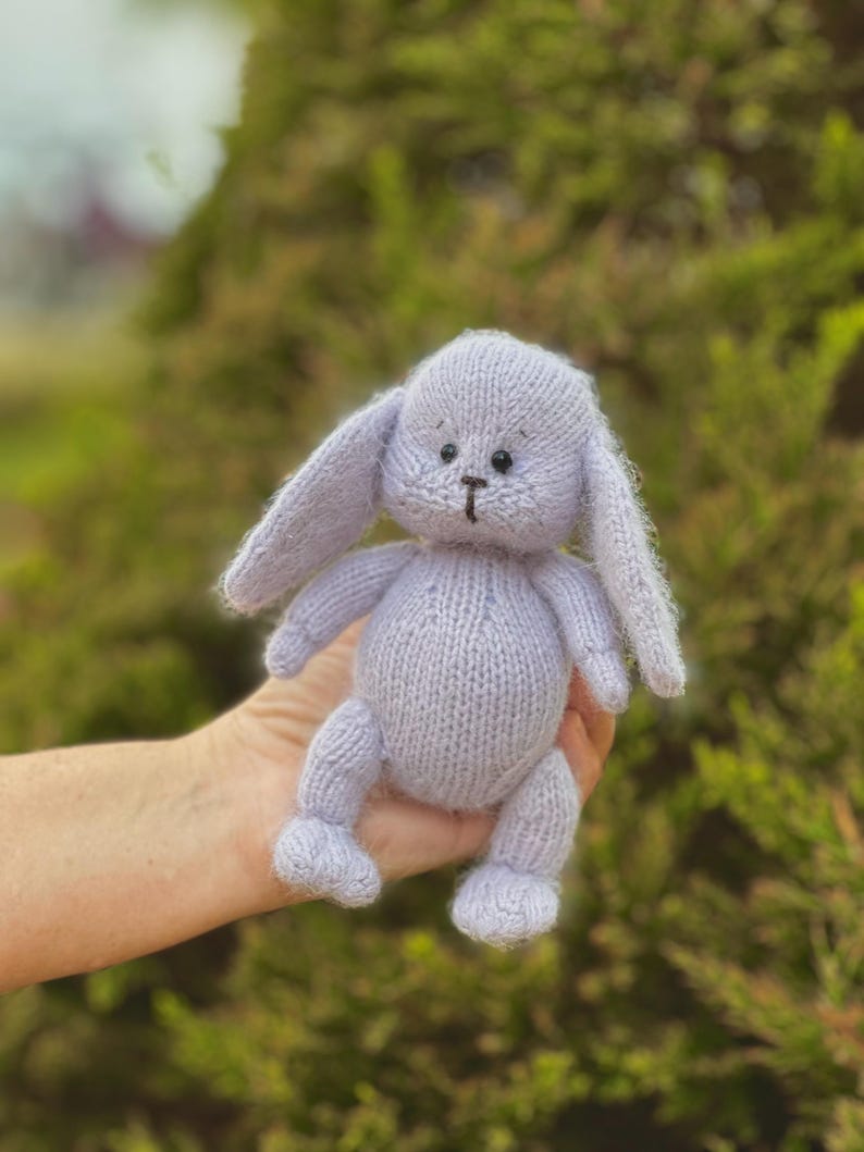 Dressed Bunny Knitting Pattern