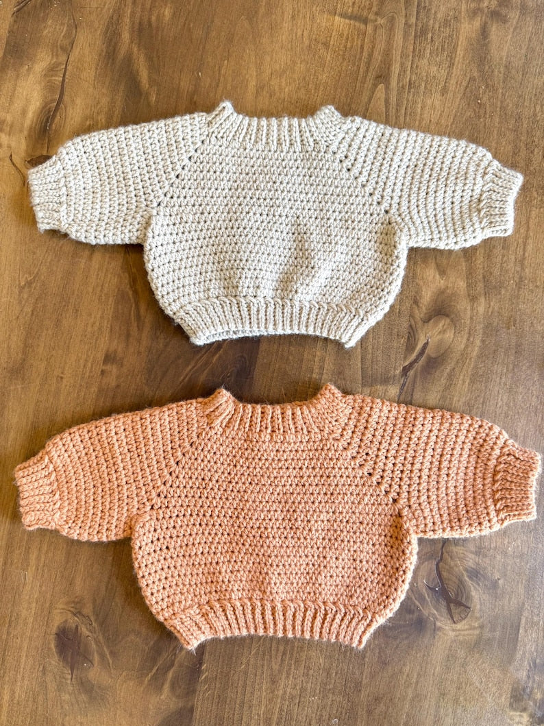 Soft Baby Sweater Crochet Pattern