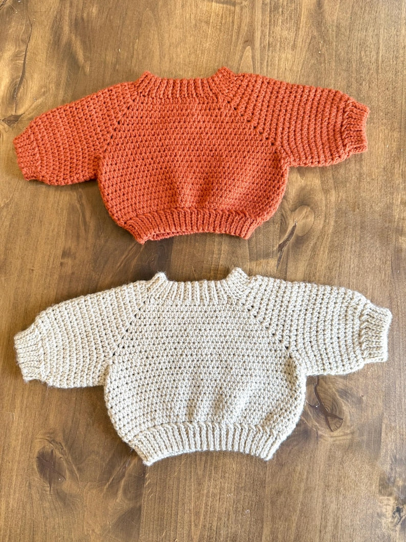 Soft Baby Sweater Crochet Pattern