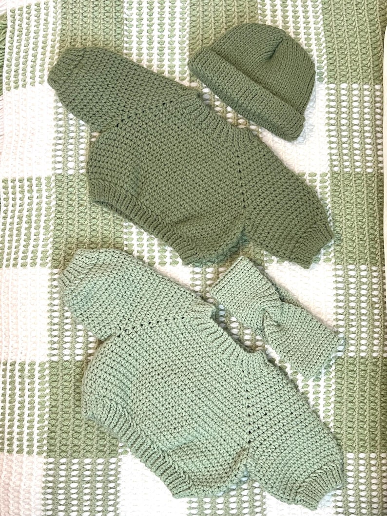 Soft Baby Sweater Crochet Pattern