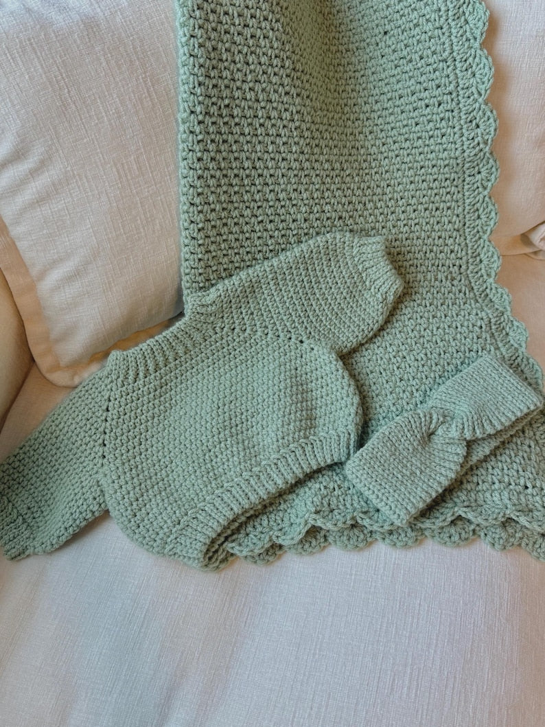 Soft Baby Sweater Crochet Pattern