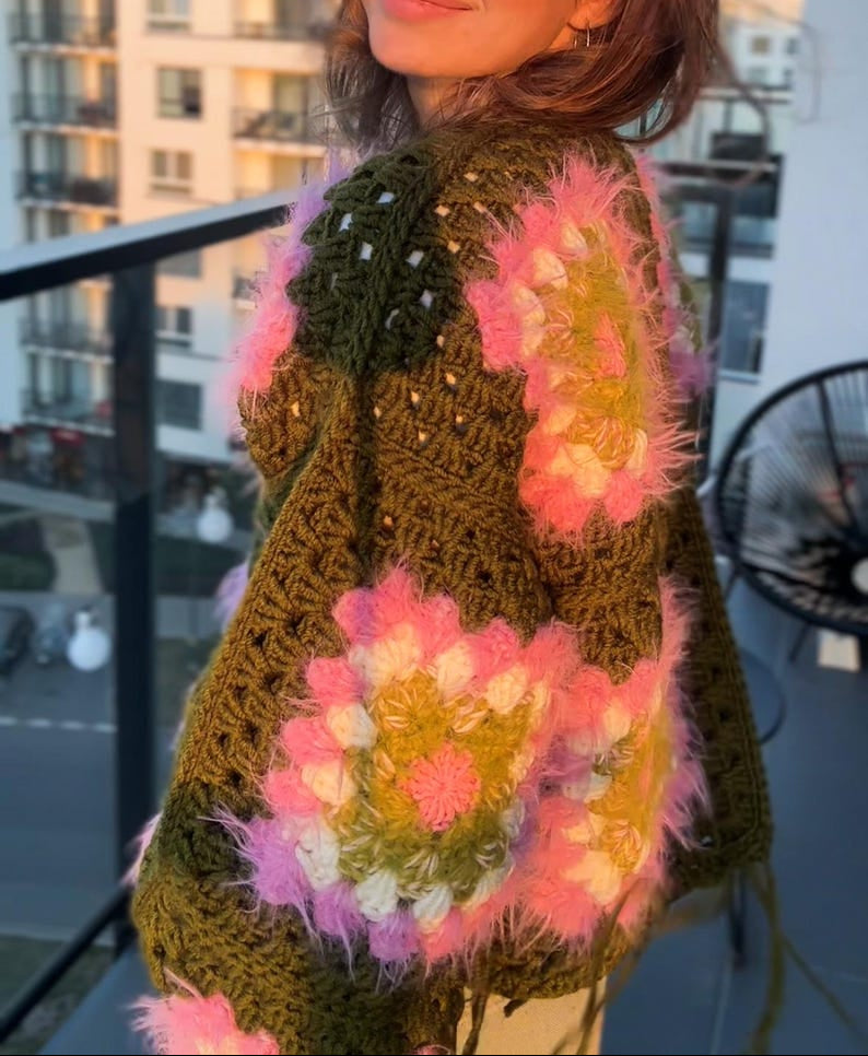Garden Cardigan Crochet Pattern