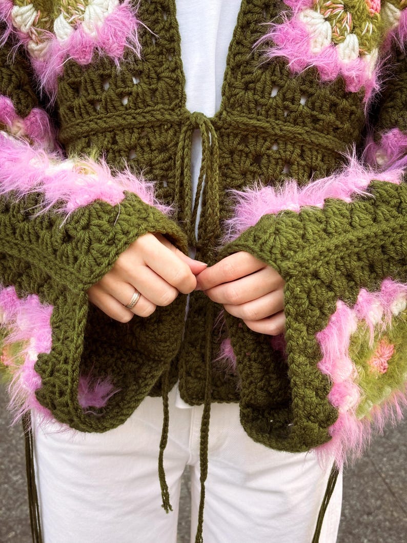 Garden Cardigan Crochet Pattern