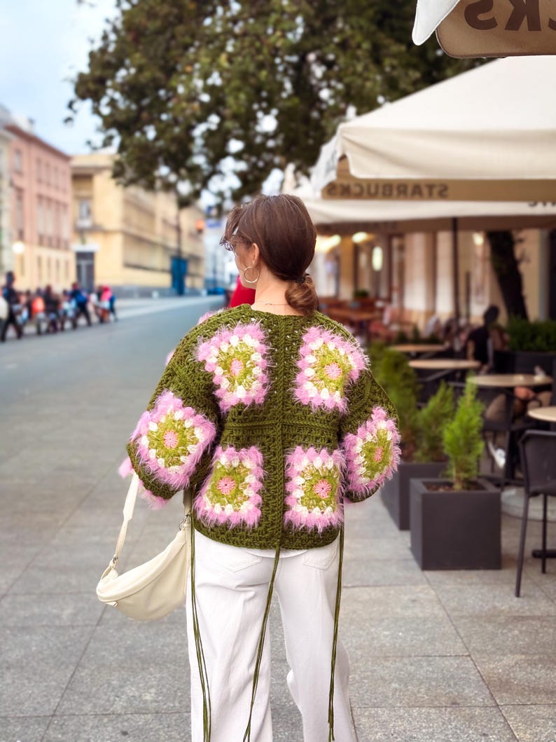 Garden Cardigan Crochet Pattern