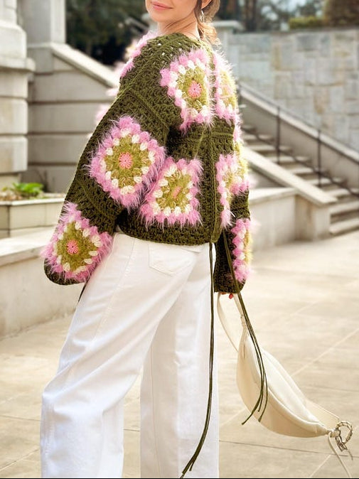 Garden Cardigan Crochet Pattern