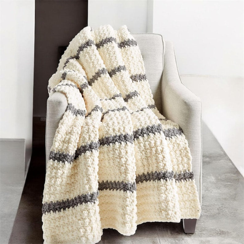 Deepwave Blanket Crochet Pattern