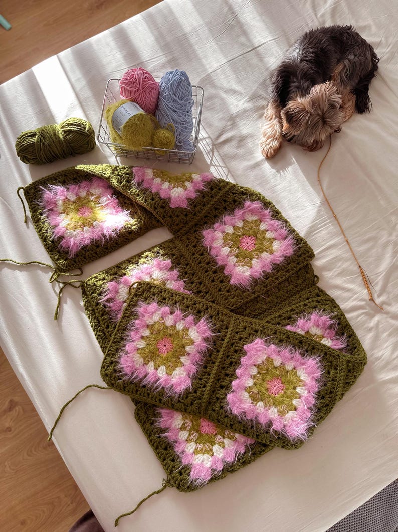 Garden Cardigan Crochet Pattern