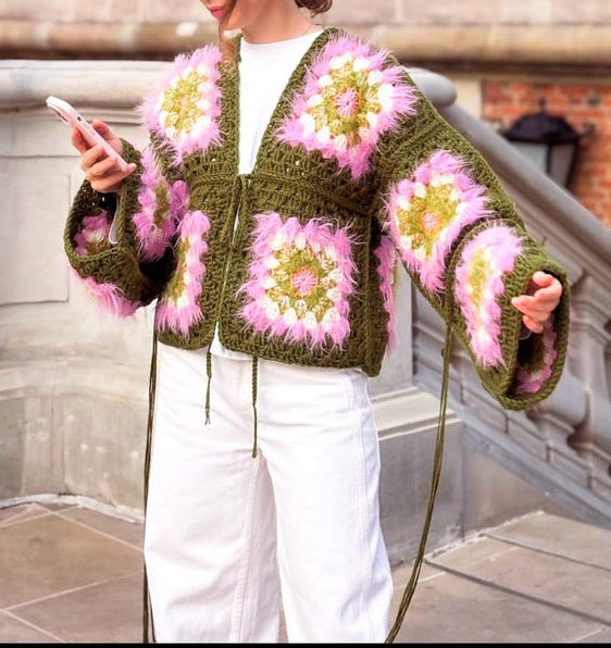 Garden Cardigan Crochet Pattern
