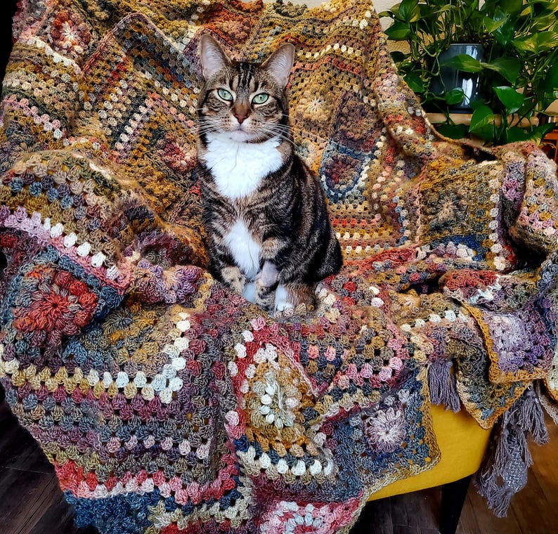 Bloomscape Blanket Crochet Pattern