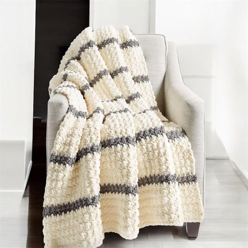 Deepwave Blanket Crochet Pattern