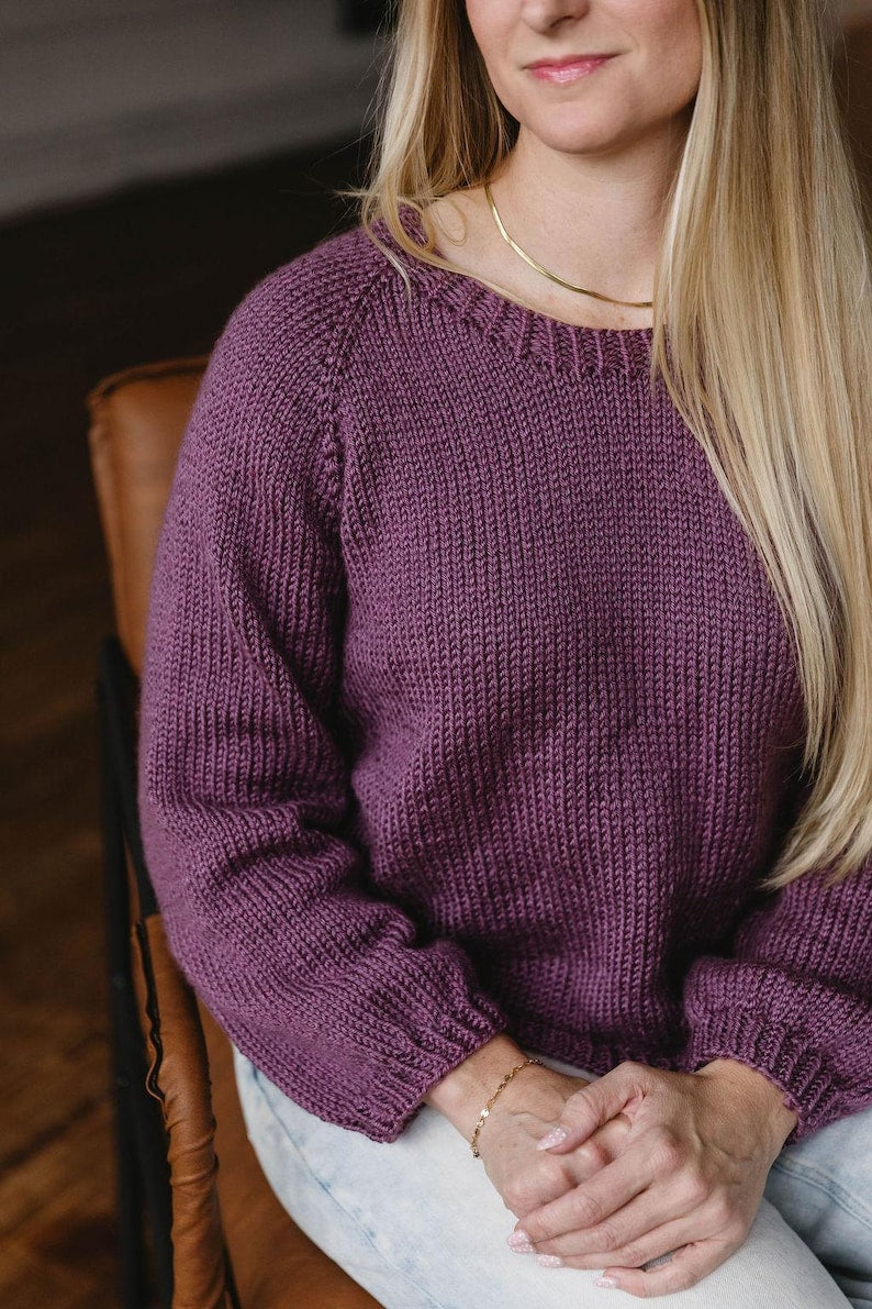 Heatherway Sweater Knitting Pattern