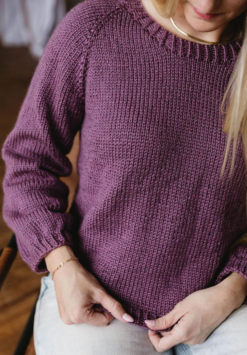 Heatherway Sweater Knitting Pattern