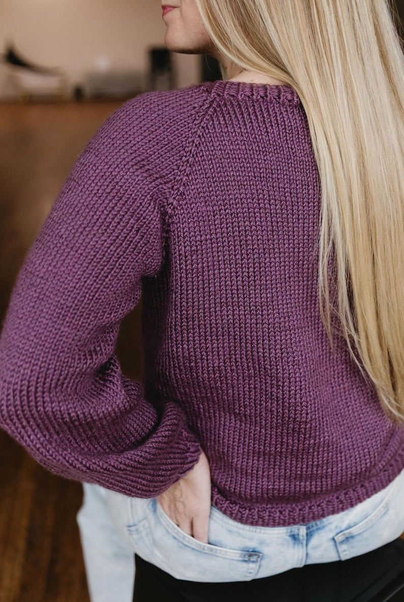 Heatherway Sweater Knitting Pattern