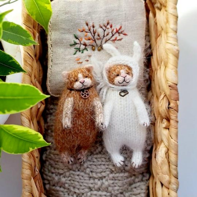 Fluffy Kitten Knitting Pattern