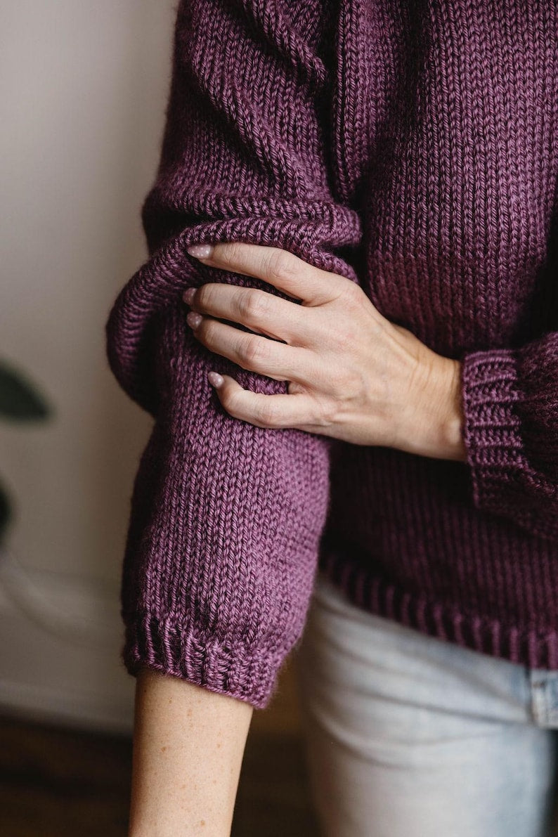Heatherway Sweater Knitting Pattern