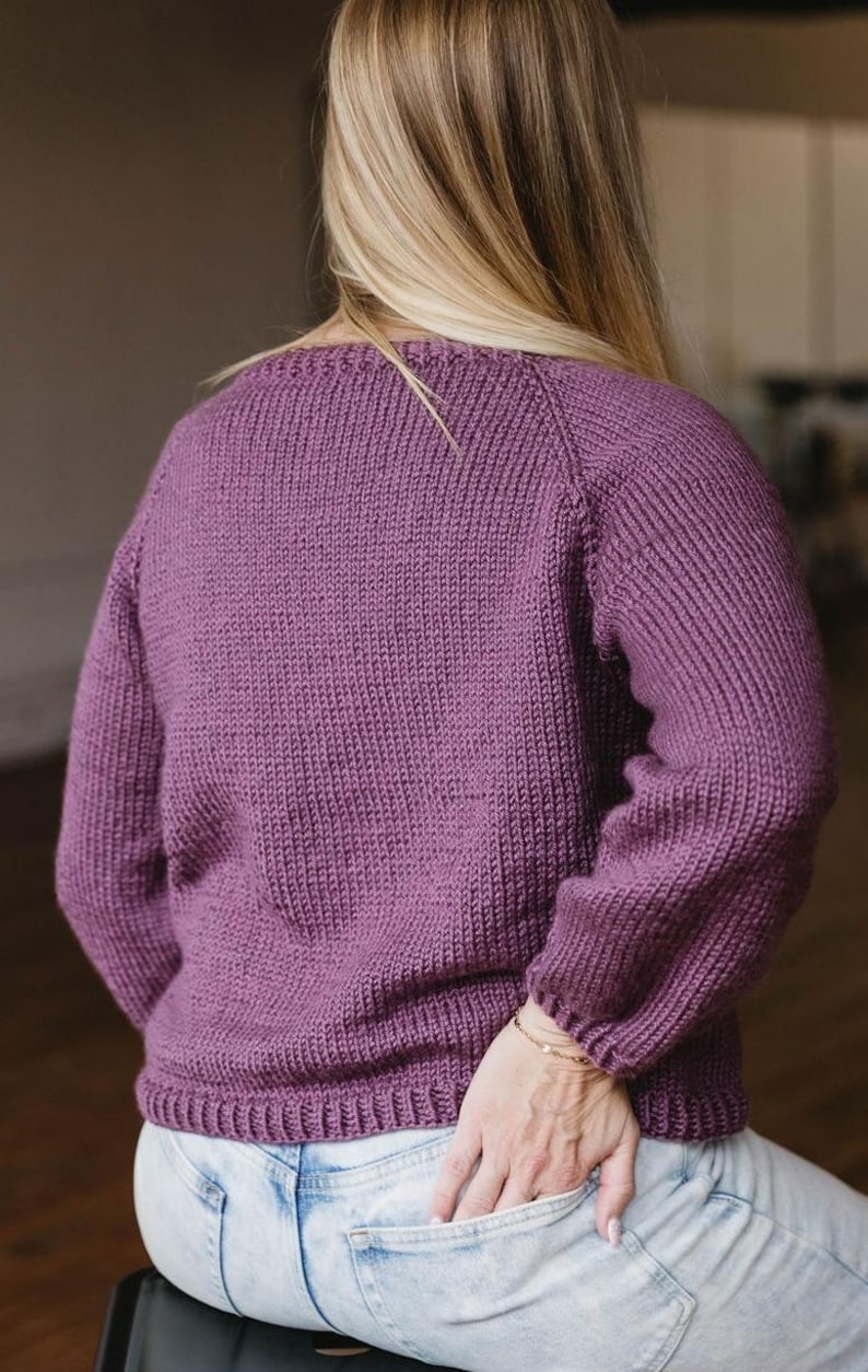 Heatherway Sweater Knitting Pattern