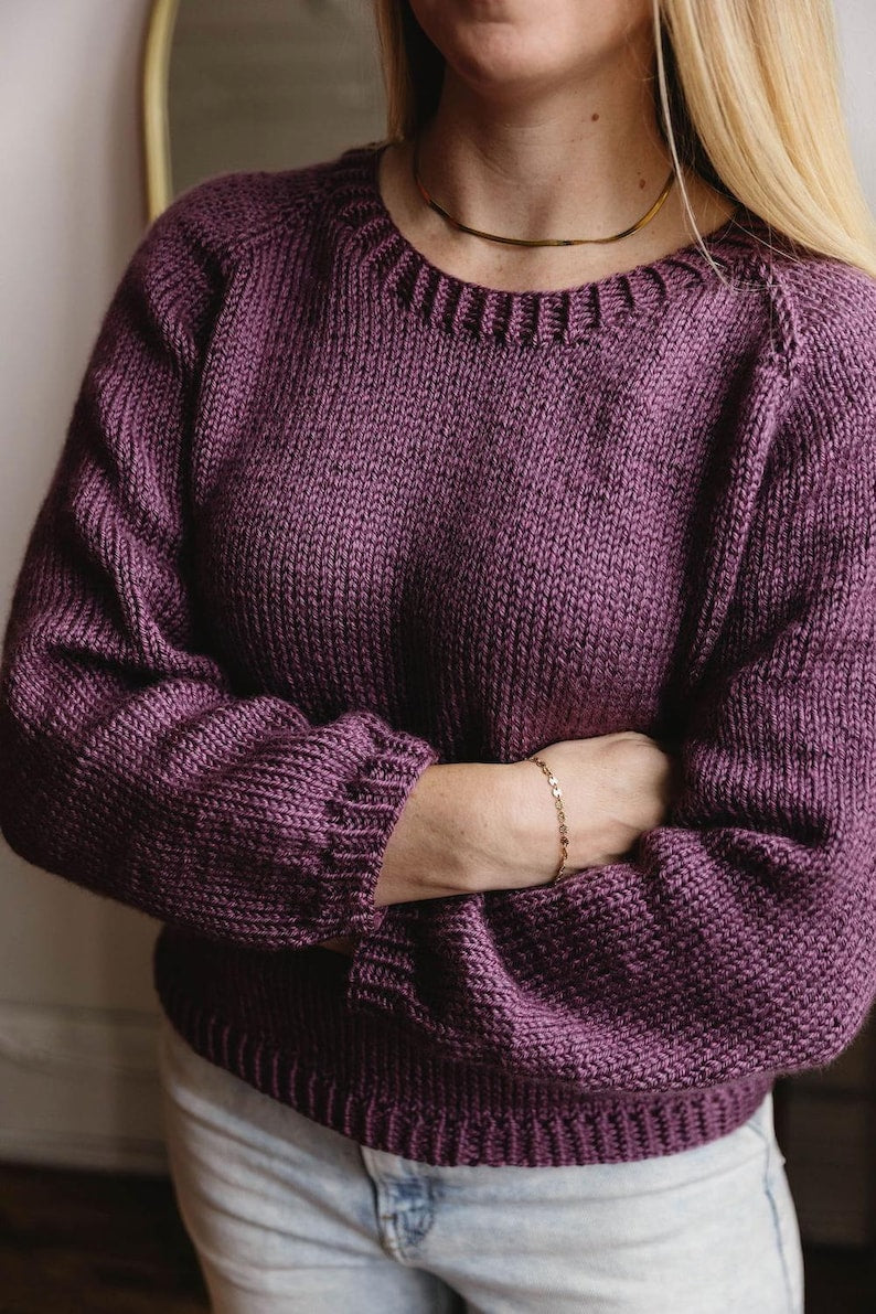 Heatherway Sweater Knitting Pattern