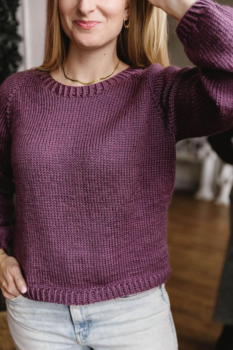 Heatherway Sweater Knitting Pattern