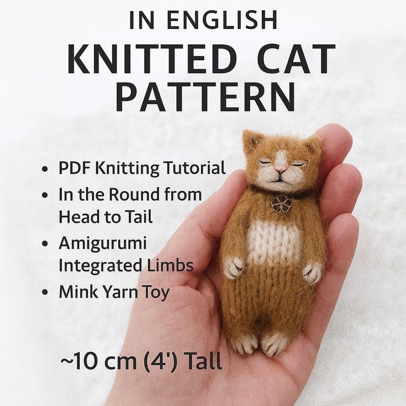 Fluffy Kitten Knitting Pattern