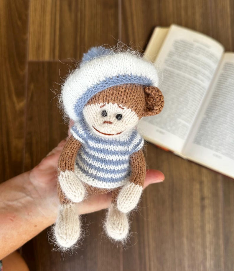 Captain Monkey Knitting Pattern
