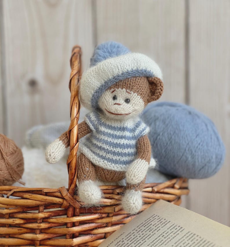 Captain Monkey Knitting Pattern