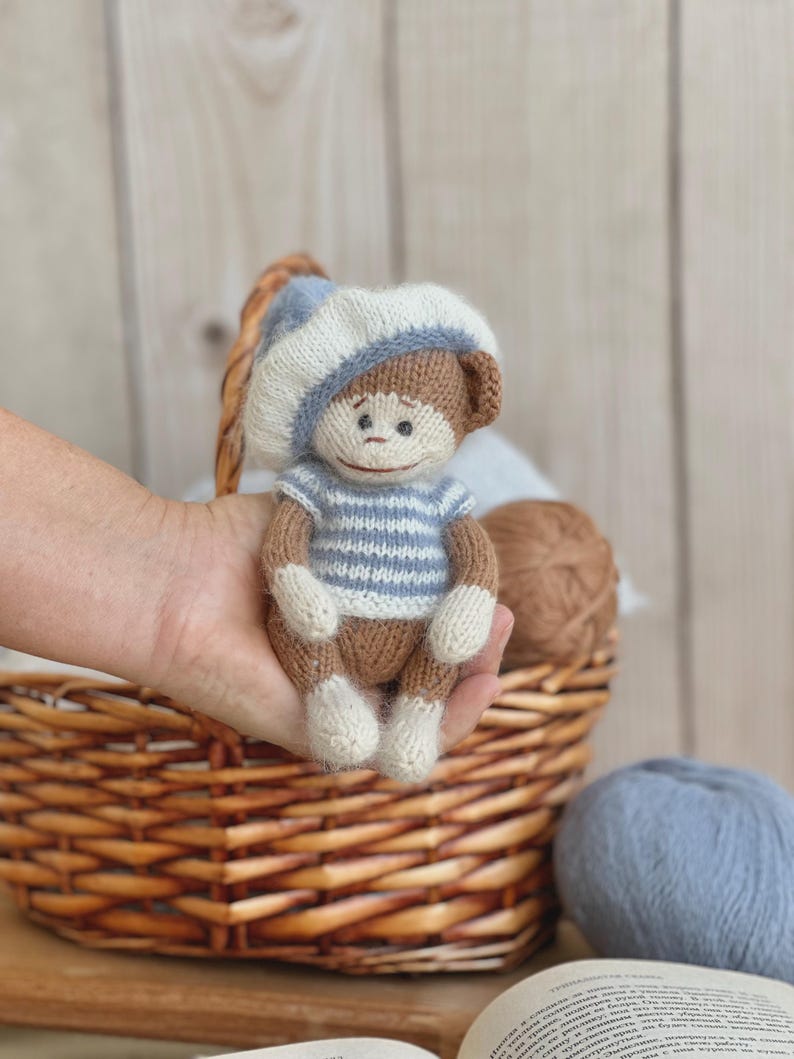 Captain Monkey Knitting Pattern