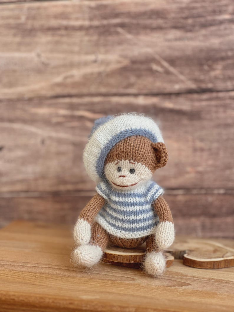 Captain Monkey Knitting Pattern