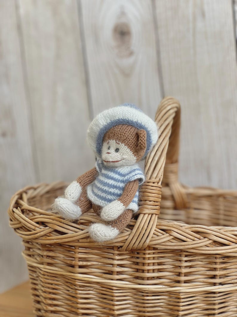 Captain Monkey Knitting Pattern