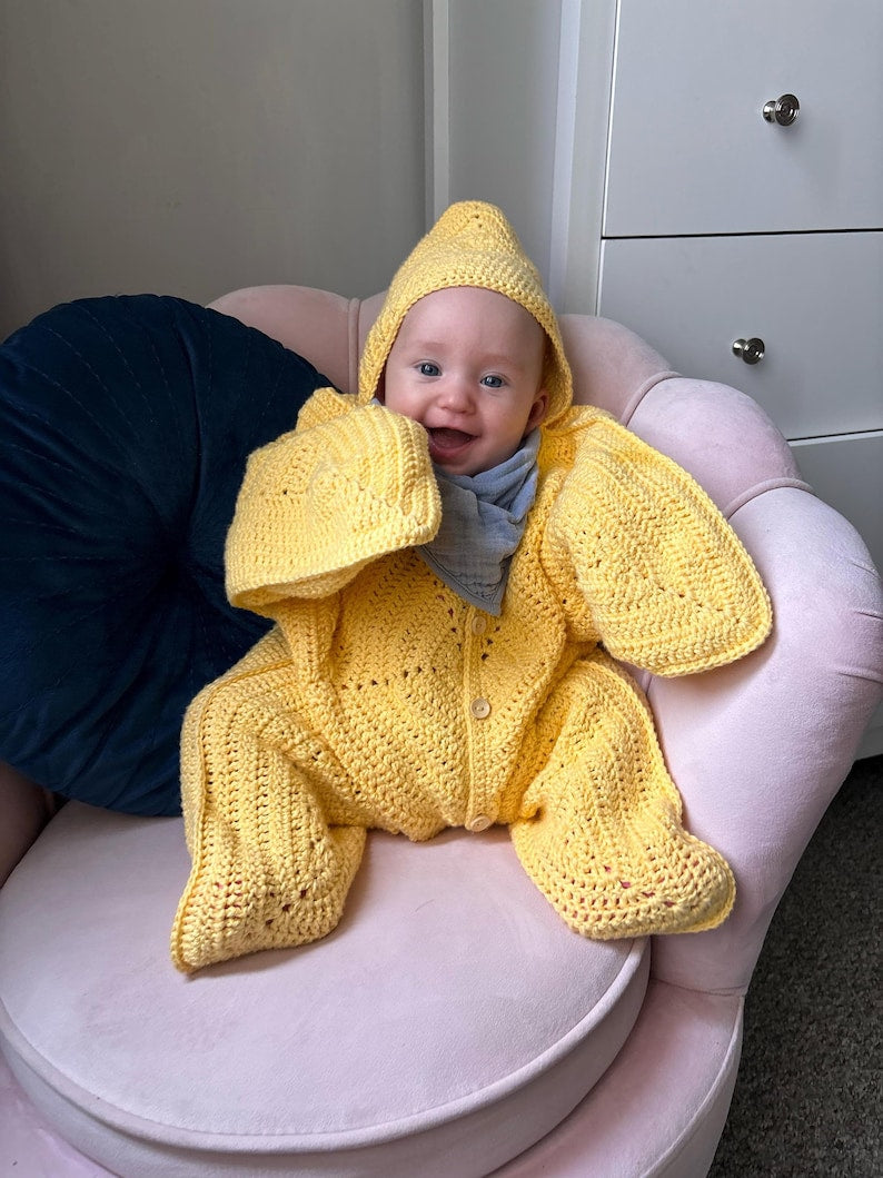Star Baby Suit Crochet Pattern