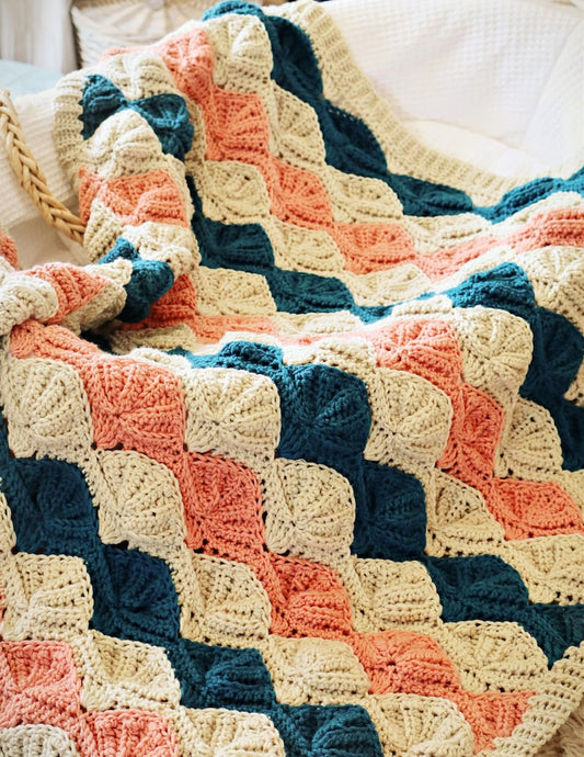 Seabreeze Blanket Crochet Pattern
