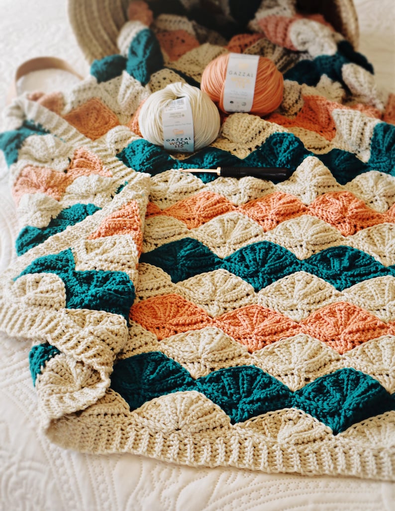 Seabreeze Blanket Crochet Pattern