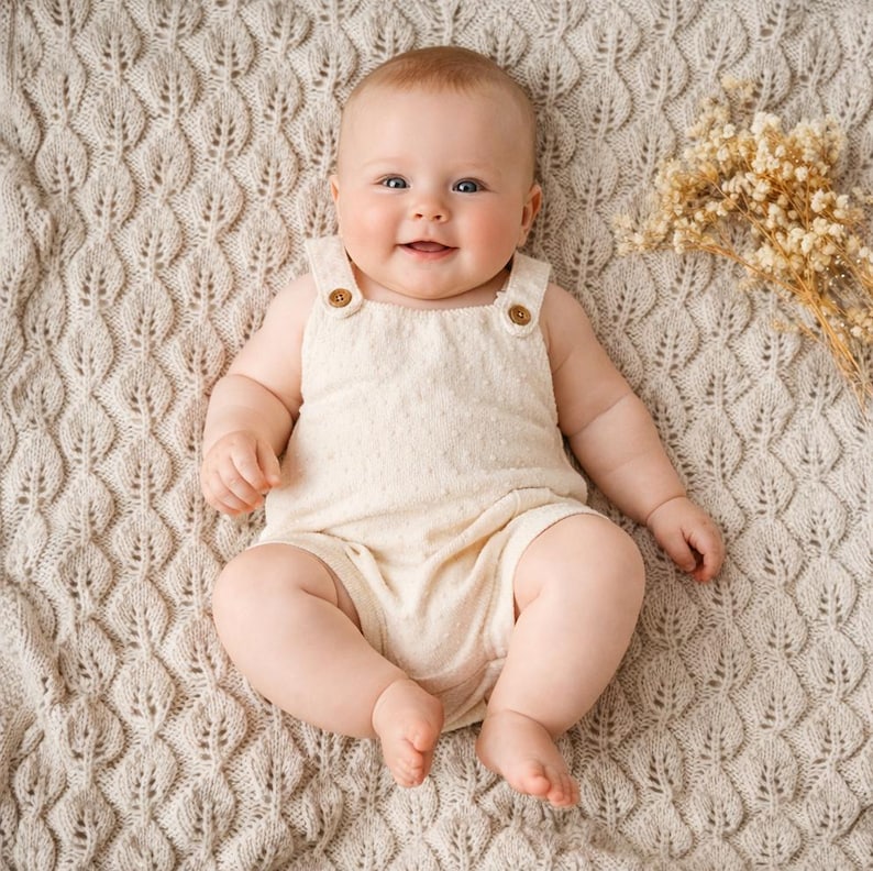Leaf Blanket Knitting Pattern