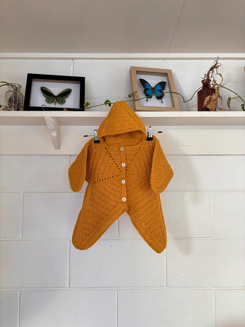 Star Baby Suit Crochet Pattern